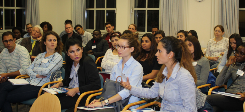 students during the opening of the MA Human Rights on 17 October 2016