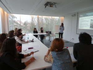 group of students attending a meeting with ACCESS