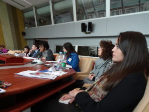 group of students attending a visit at the Council of Europe