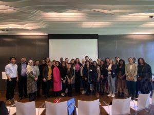 Group picture at Geneva excursion