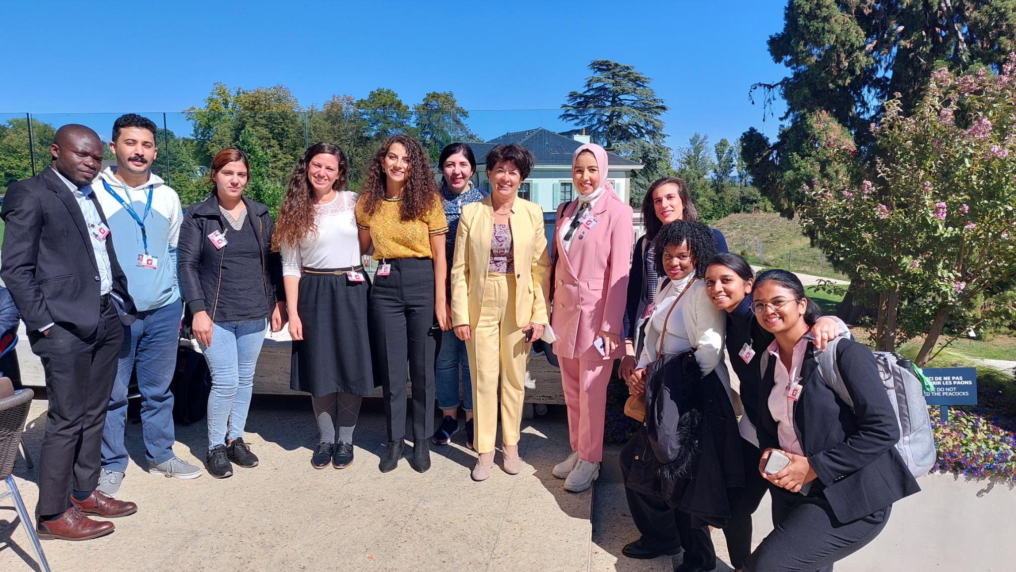 Group picture of excursion to Geneva