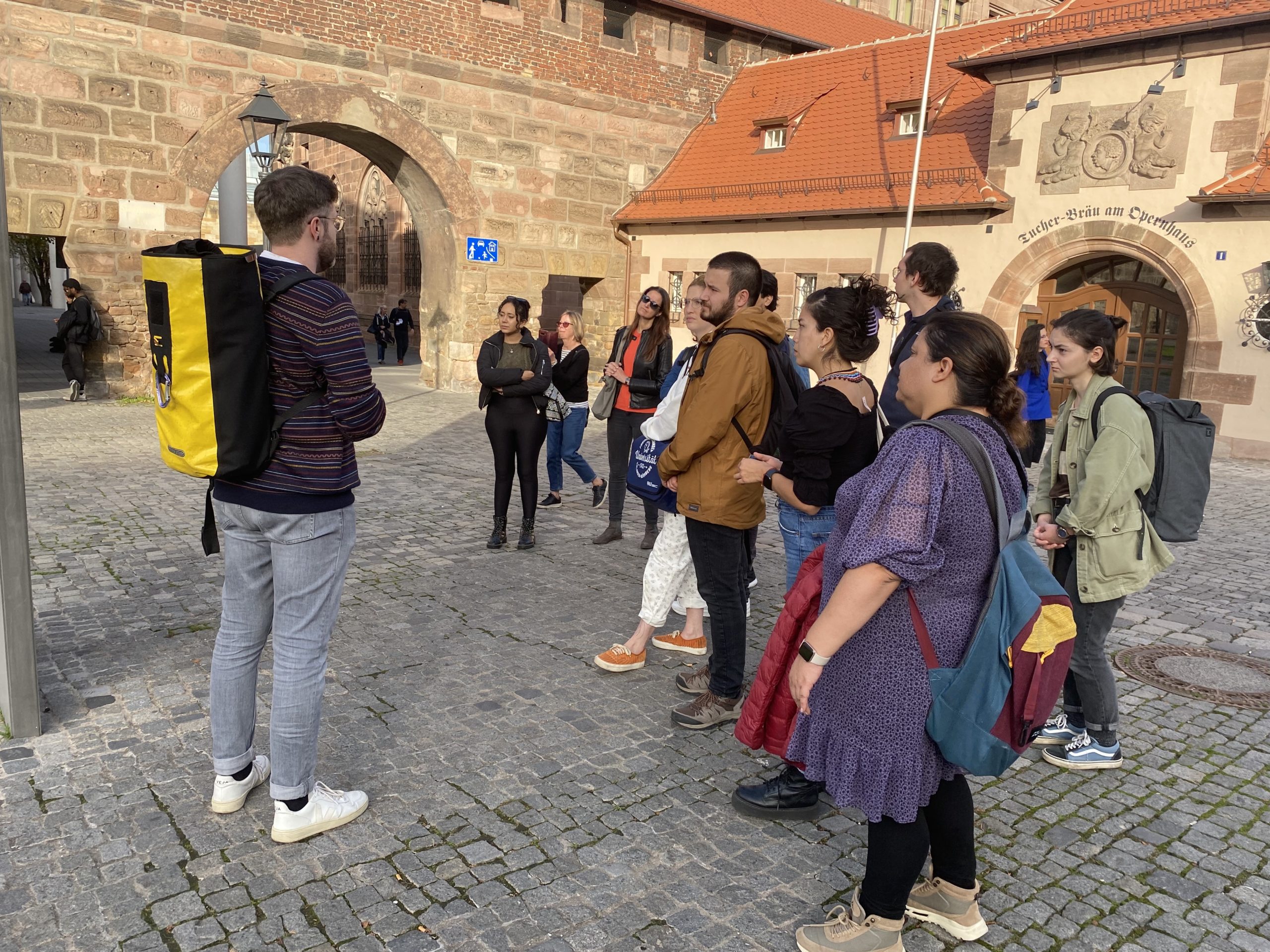 Picture of welcoming orientation in Nuremberg.