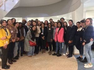 Group picture at Geneva excursion