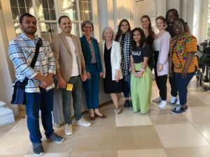 MA Human rights students and Prof. Kathrin Kinzelbach with Prof. Sikkink.