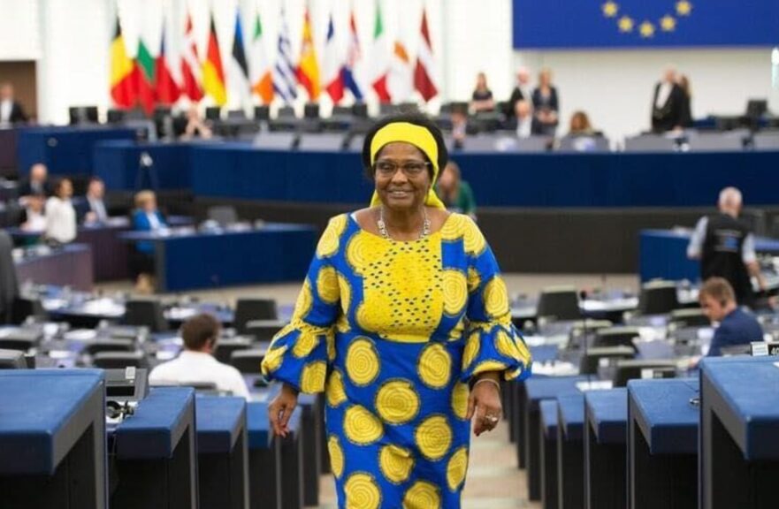 Dr Pierrette Herzberger-Fofana in the EU parliament